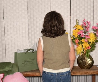 Olive Crochet Vest