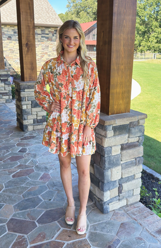 Sunset Blooms Dress