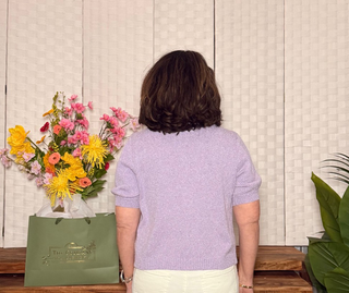 Textured Puff Sleeve Button-Front Sweater Cardigan