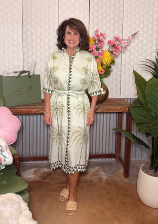 Entro Palm Haven Shirt Dress