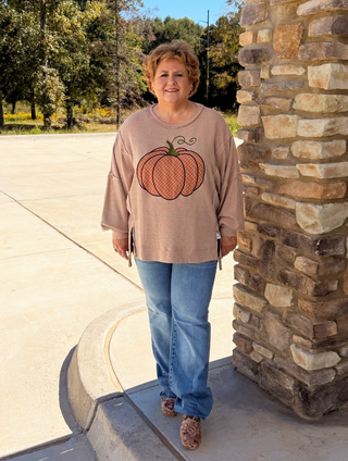 Fantastic Fawn Embroidery Pumpkin