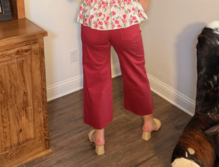 Easel Button Front Jeans