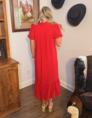 Entro Scarlett Eyelet Dress