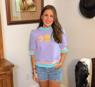 Risen High rise Shorts with Embroidered Detail