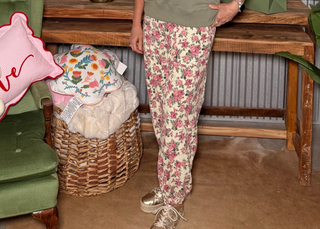 BiBi Floral Printed Twill Joggers