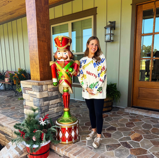 Fantastic Fawn Sequin Merry Sweatshirt