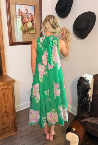 THML Floral Midi Dress