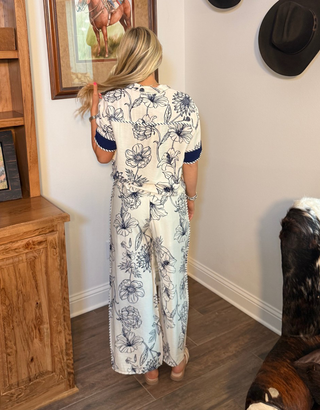 Savannah Toile Two-Piece Set