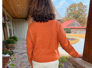 SoMe Pumpkin Shine Sweater