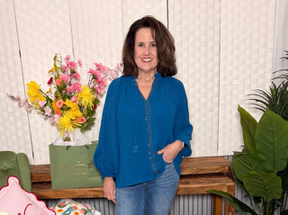 Umgee Beaded Tassel Tie Top