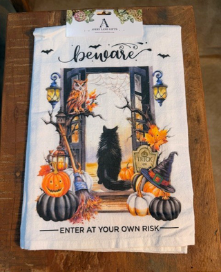 Beware Black Cat Pumpkins