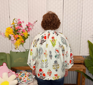 Umgee Floral Boho Blouse