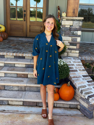Umgee Sunshine and Corduroy Dress