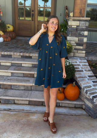 Umgee Sunshine and Corduroy Dress