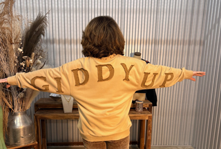 Giddy Up Embroidered Sweatshirt