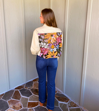 Veveret Khaki Sequin Short Jacket