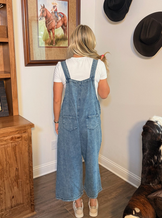 Easel Flower Patch Overall