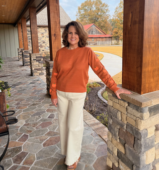 SoMe Pumpkin Shine Sweater