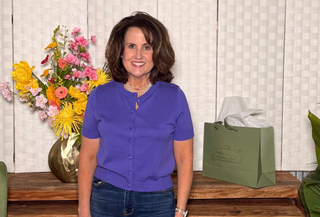 Violet Button Sweater