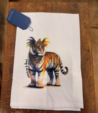King of the Krewe Kitchen Towel