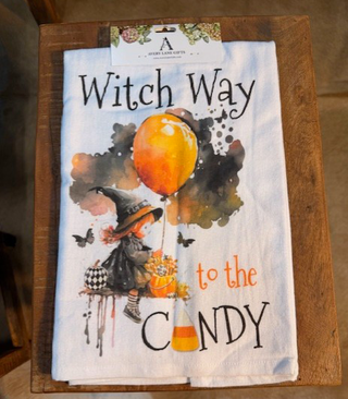 Witch Way to Candy Kitchen Towel